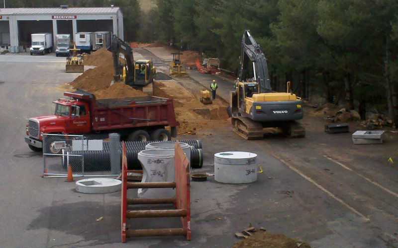 Farmers Market Storm Drain One of our current projects is replacing 782 linear feet of existing metal culvert at the WNC Farmers Market in Asheville, North Carolina. Over the years Jerry T. Whitmire Grading has worked on numerous private and commercial projects in Asheville and Buncombe county.