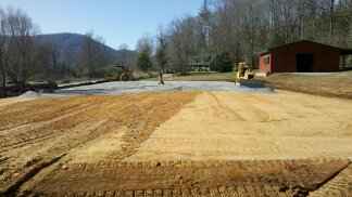 Whitmire Grading provides grading for a Horse riding arena in western NC.